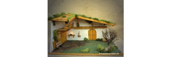 Krippenstall aus Holz echte Handarbeit Made in Germany