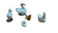 Teich mit Enten für den Krippenbau