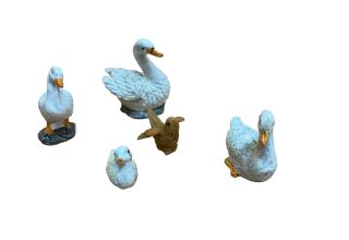 Teich mit Enten für den Krippenbau