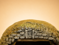 Grubenkrippe / Stollenkrippe mit Lore „Glück Auf“ – Handgefertigte Weihnachtskrippe im Bergbau-Stil