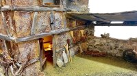 Krippenhaus mit offenem Stall