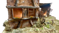 Krippenhaus mit offenem Stall
