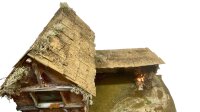 Krippenhaus mit offenem Stall