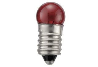 Glühlampe E 10 100mA 3,5 Volt Rot