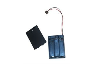 Batteriebox mit Schalter inkl. Batterien