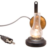 Petroleumlampe Kunststoff schwarz