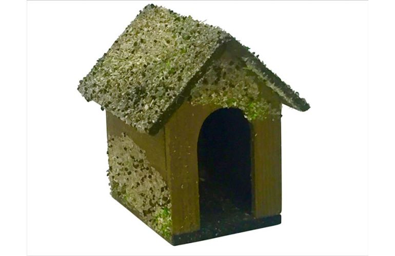 Hundehütte Miniatur-Hundehütte aus Holz